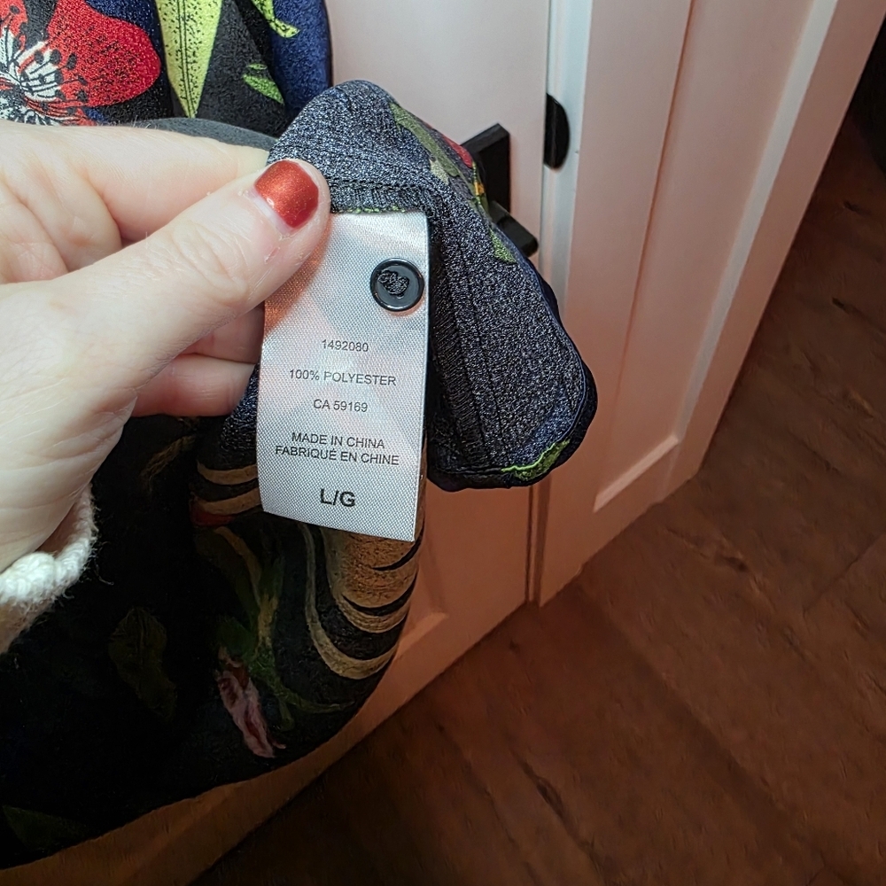 Mario Serrani Sleeveless Floral Top – Women’s Large - Picture 4 of 5